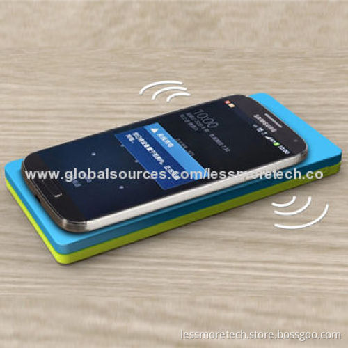 Wireless Power Bank, Wireless Charging, Contrasting Color, 6,000mAh Capacity